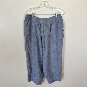 Royalty For Me Collection LA Womens Linen Pants XL Wide Leg Lagenlook